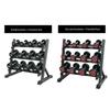 Qinghongling Hexagonal Dumbbells & Dumbbell Racks