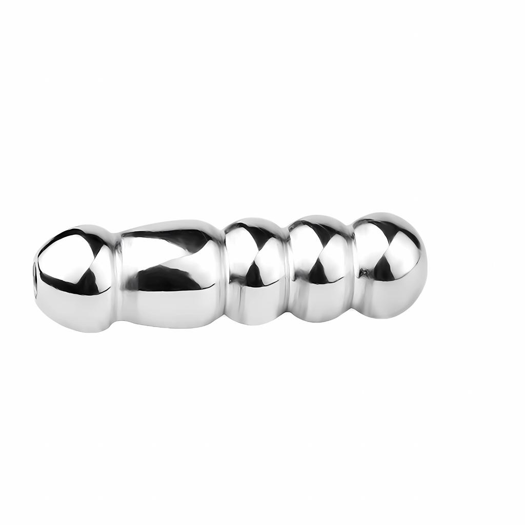 Men's Prostate Beads Massager Stainless Steel Anal Plug Metal Hollow Sex Toys Masturbator BDSM