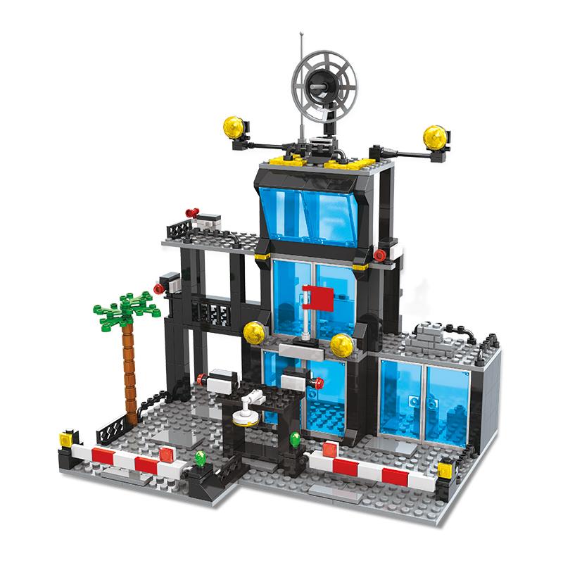 Police Department Building Blocks, Construction Blocks Set, Educational Toys, Christmas Gifts, Birthday Gifts (500 PCS)