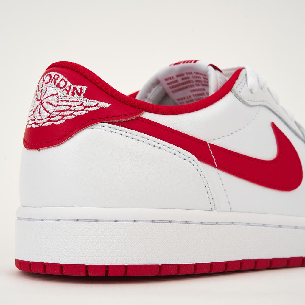 Baskets Unisexe Air Jordan 1 Retro Low OG University Red Blanc CZ0790-161
