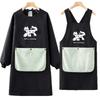 Waterproof Cartoon Kitchen Apron - Oil-Proof, Breathable, Wipeable, All-Season Cooking Coveralls