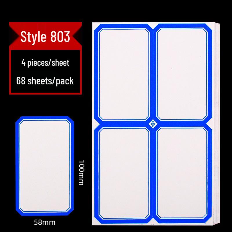 Büro Selbstklebende Handschriftliche Preisetiketten - 68 Blatt, Leicht ablösbare Papieraufkleber.