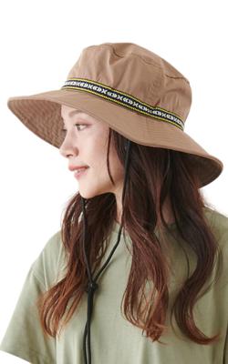 Valeria Tyrolean Adventure UV Sun Perfect for and Beige Women's Hat, Protection, Protection, Water-Repellent, Light-Shielding, Summer, Spring, Autumn,