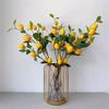 93cm Artificial Lemon Branch High Simulation Vivid Lemon Fruit Fake Plants Flower Photography Props Home Decor
