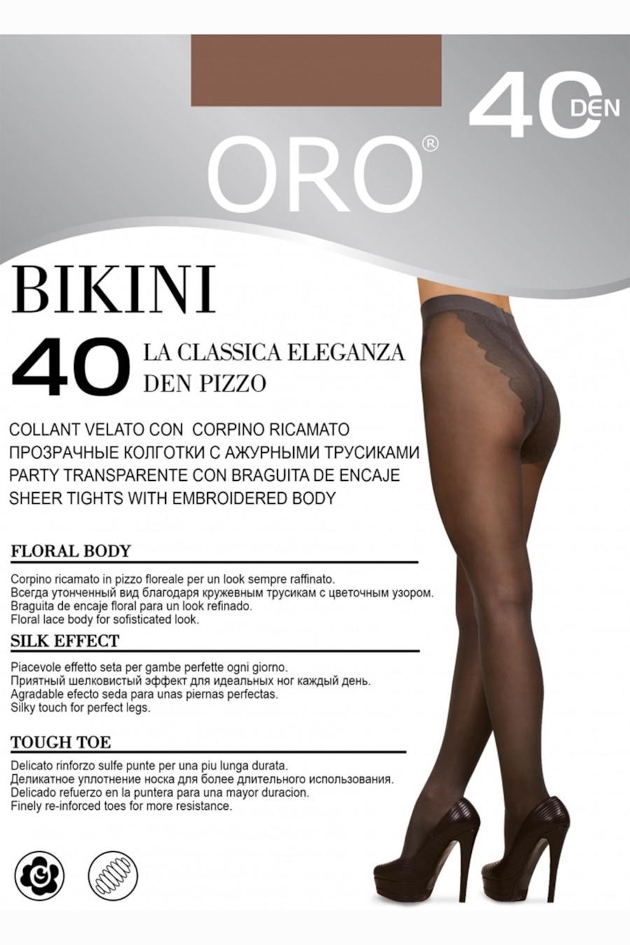 

Колготки, 40 den ORO (91029) 4(L) тілесний