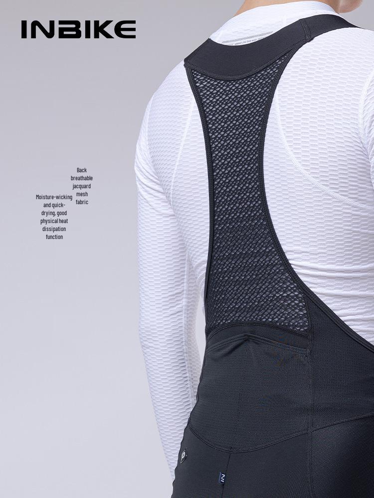 INBIKE Men's Cycling Pants - Strap Long Pants for Spring, Summer, and Autumn, Suitable for Road and Mountain Biking