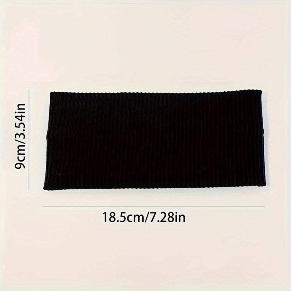 1PC Solid Colour Wide Hairband Knitted Hairband,Sports Yoga Hair Accessories,Washable Hairband,Sports and Fitness Hairband