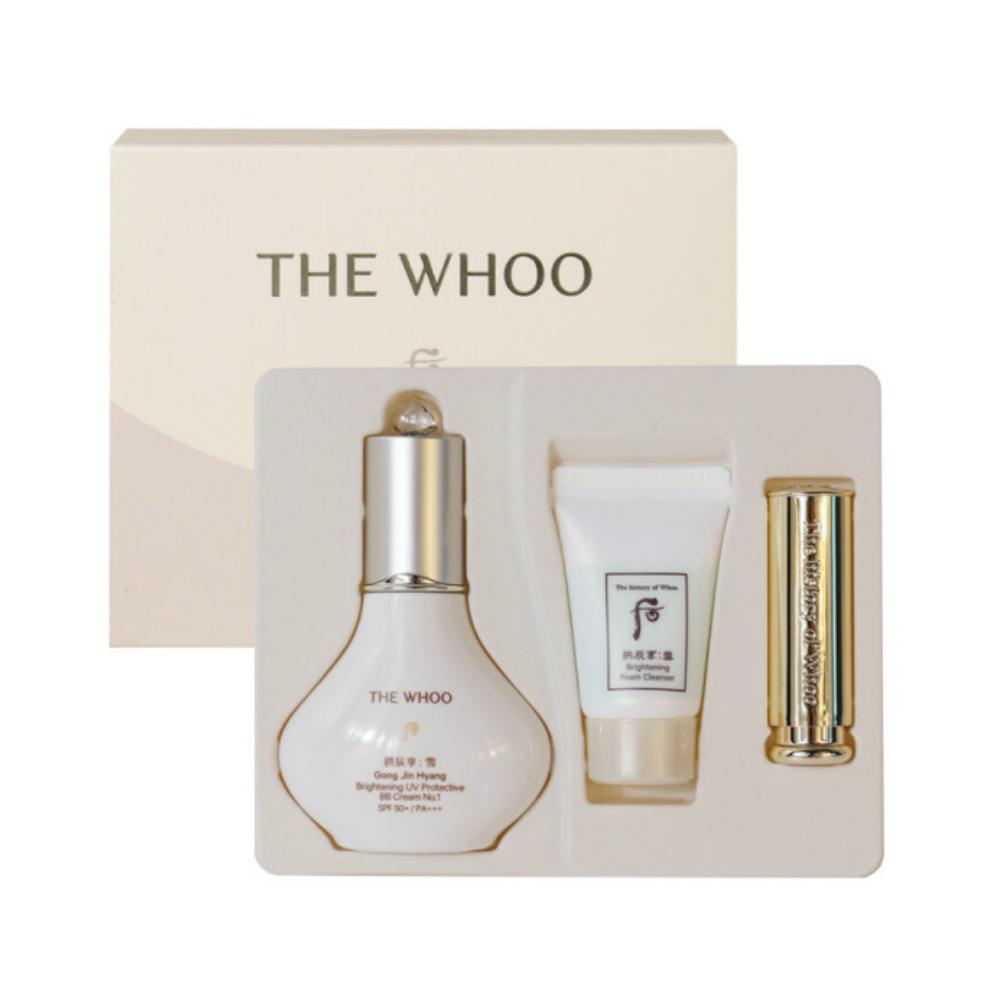 

The History of Whoo Gongjinhyang Seol Brightening Sun BB Set SPF45/PA+++ - Skin Radiance & UV Protection - #02 Natural Beige