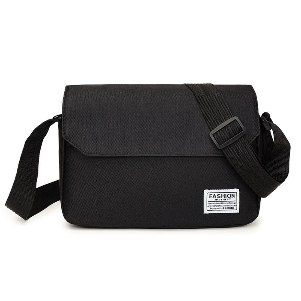 Adjustable Strap Men's Messenger Bag Large Capacity Crossbody Bag Nylon Shoulder Bag  Business