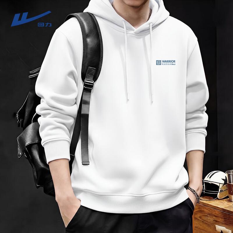 Warrior Men's Loose Hooded Pullover Sweatshirt