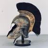 Medieval Knight Steel Authentic Troy Achilies Helmet Greek Helmet With Wooden Stand