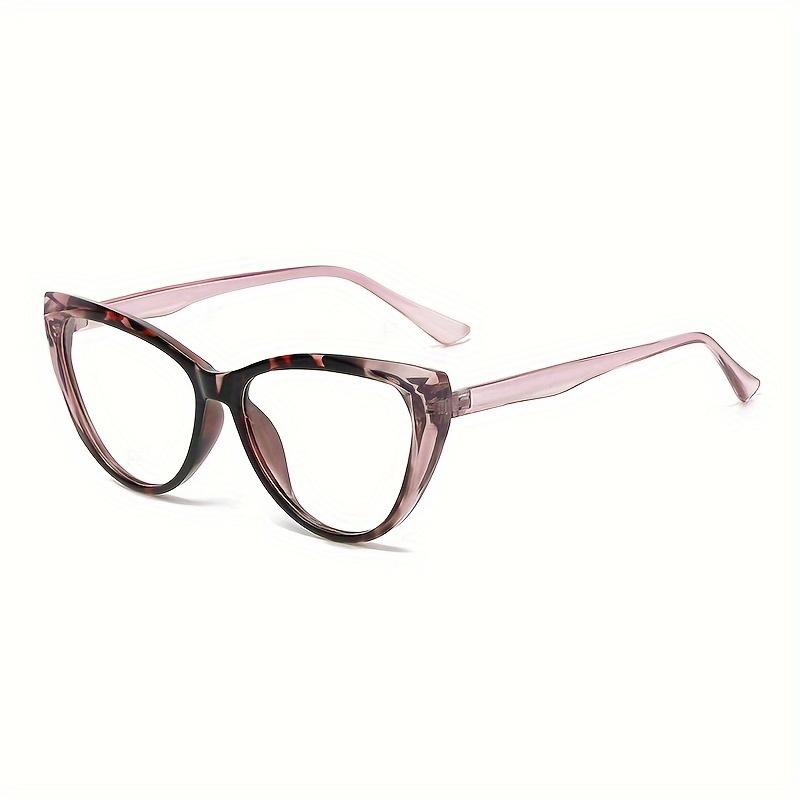 1Pcs 1 Pair Of New High-End Retro Cat Eye Frames For Men And Women Fashionable Anti-Blue Light Color-Changing Glasses