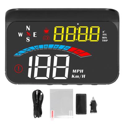 Universal Head Up Display HUD HD Projector Warning Function Monitor Car Instrument