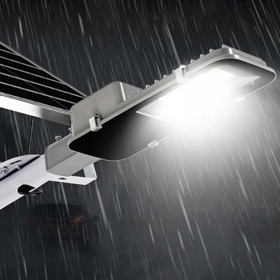 Lanterna da Giardino Lampada Solare su Palo Potente 5000W Pannello Stradale 22Ah
