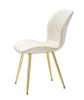 Paris Chair Space Beige Gold Set 2 Pz Cm 46X58X77