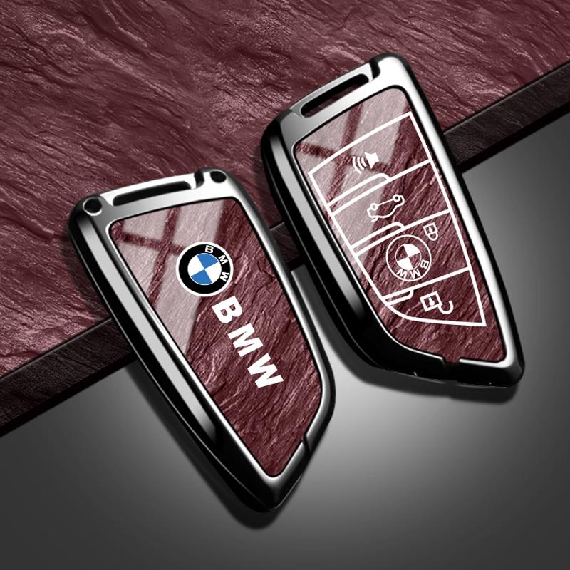 BBJX7 Zinc Alloy Car Key Case Cover Bag for BMW X1 X3 X4 X5 F15 X6 F16 G30 7 Series G11 F48 F39 520 525 F30 118i 218i 320i Accessories