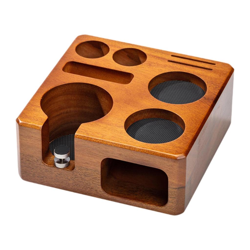 Coffee Tamping Station Portafialter Holder Coffee Portafilters Brush  Coffee Storage Tool Espresso Accessories Barista Tool