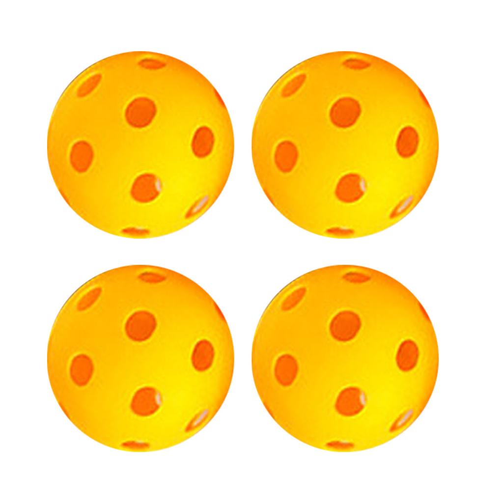 2PCS Pickleball Rackets Pickleball Paddle and Ball Set with Storage Bag Outdoor Sports Fitness Equipment Set Combination Yellow