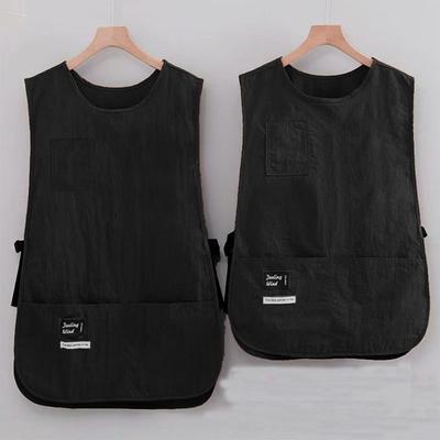 Waterproof Stain-Resistant Apron Breathable Nylon Vest Style Kitchen Aprons Anti Dirty Multipurpose Coffee House Uniform