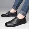 Herren Casual Loafer Modische Slip-on Atmungsaktive Herrenschuhe Bequeme Leichte Fahrschuhe für Herren Business Lederschuhe
