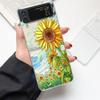 Cute Cartoon Candy Painted Fashion Phone Case For Samsung Galaxy Z Flip 3 4 5 6 7 Hard Folding Z Flip4 Clear PC Cover Gift