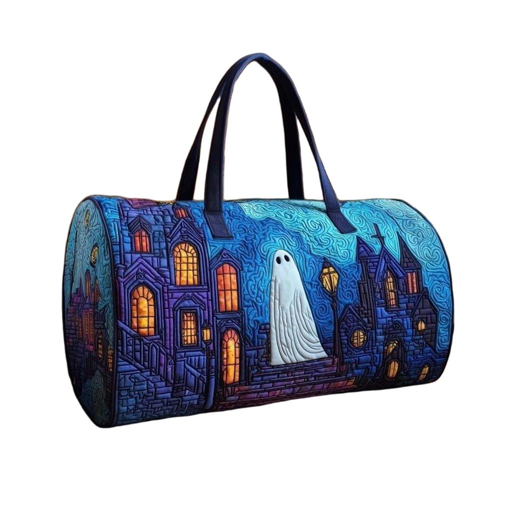 Damen Stepp-Baumwolle Fußball-Print Reisetasche, Stilvolle Yoga Übernachtungs-Handtasche