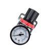 AR2000 Precise Air Filter Regulator with Gauge for For Pneumatic Systems Water Separator Metal Plastic Construction Manual Knob