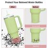 7.5cm Silicone Cup Bottom Sleeve Stainless Steel Thermos Glass Cup Anti-slip Cup 30oz Protective Bottle Boot Sleeve Sleeve