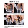 Gasified Alcohols Stove Liquid Fuel-Burner Ultra-Light Compact Integrated Windproof Shielding Weekend Parks Picnic Setup Cooking