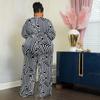 Spring and Autumn Women's Jumpsuit Large Size Comfortable Casual Tied Long Sleeve One-piece Straight Pants Trousers