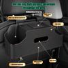 Car Seat Back Organizer Rear Seat Car Storage Box Car Back Seat Organizer with 2 Drink Cup Holder Tissue Box Hooks for Kids