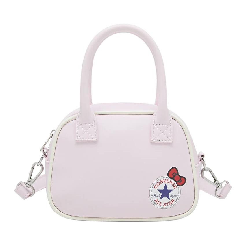 

Converse X Hello Kitty Fashion Casual Zipper Bowling Bag Women handbags Pink WA5873-AMH Pink