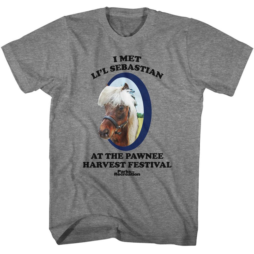 Parks And Recreation Met Lil Sebastian TV Shirt L