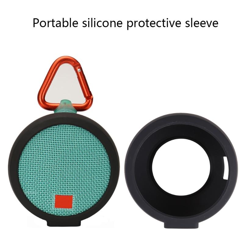 for Clip 2 Bluetooth-compatible Speaker Protective Silicone Skin-friendly Carrying Cases Audio Spare Parts