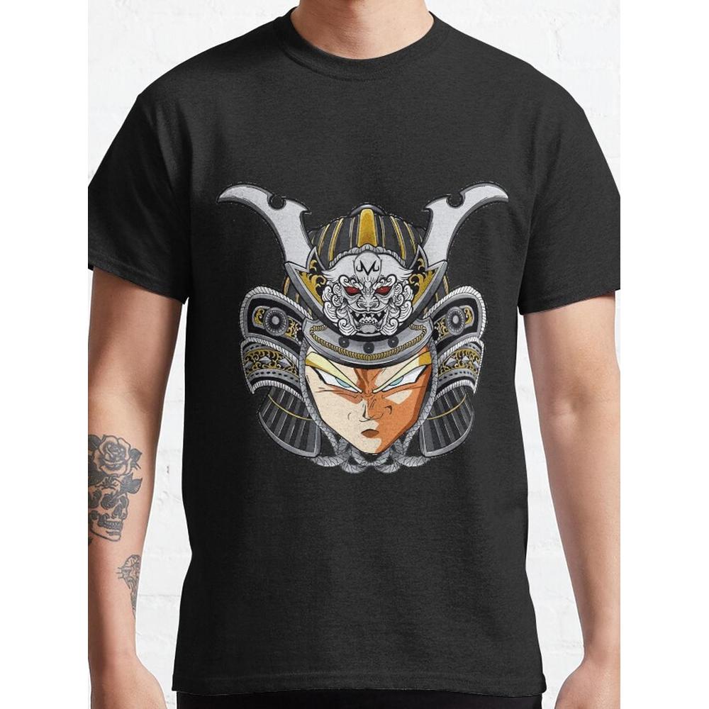 

Samurai Vegeta T-Shirt,Soft Breathable & Fade-Resistant, Classic Fit for Daily Casual Wear S