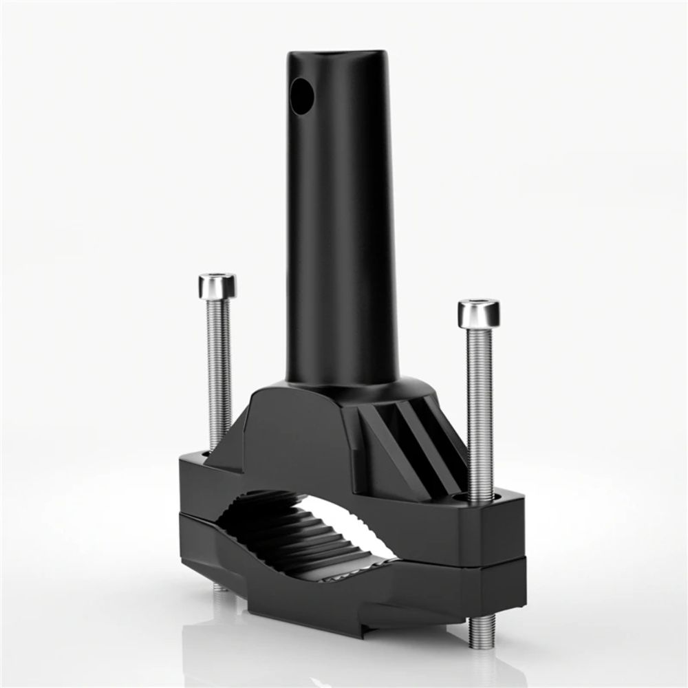 Aluminium Zinc Zinc Alloy Headlight Clamps Universal Spotlight Extension Pole Frame  For Motorcycle Bumper