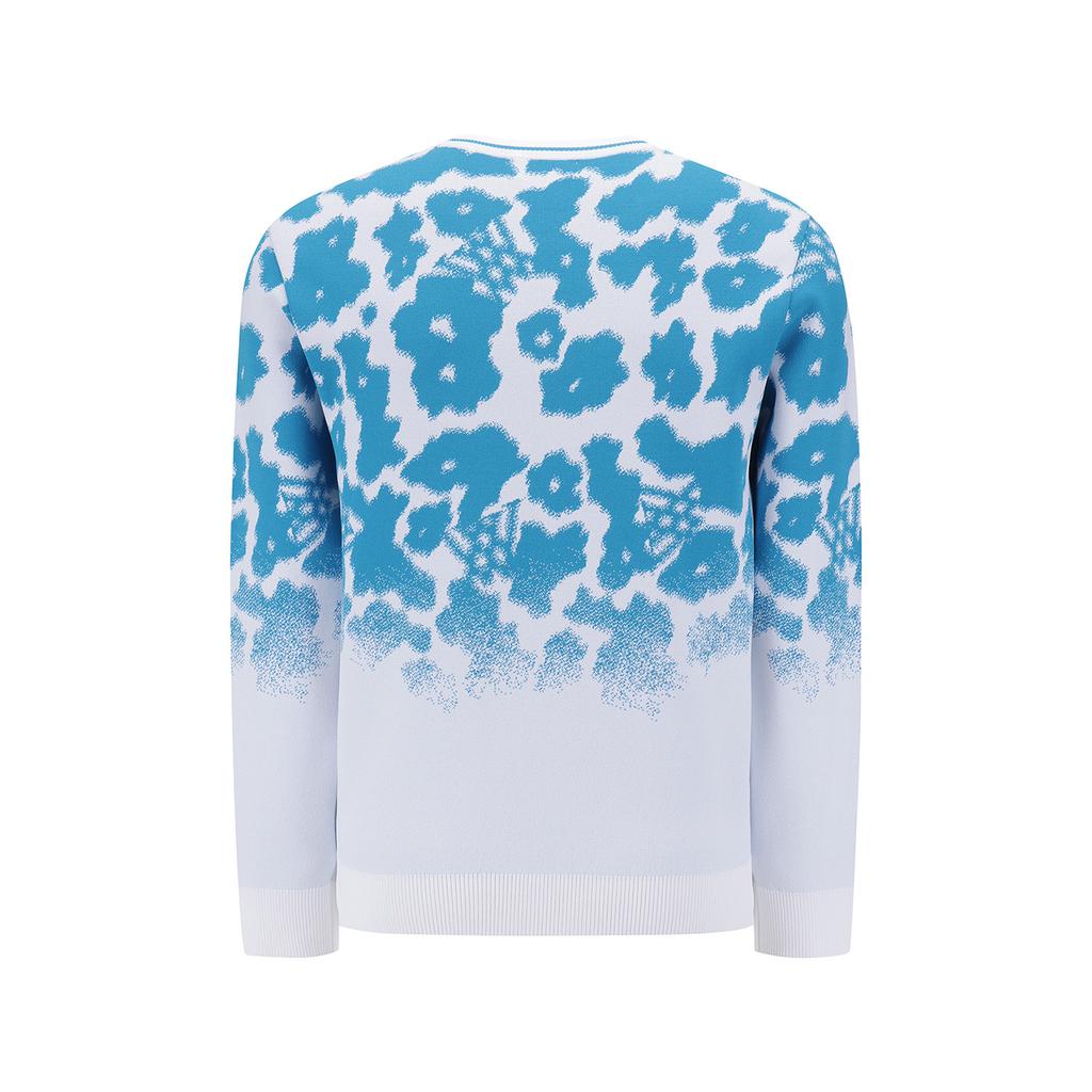 ANEW GOLF Men Fa Flower Pattern Sweater_Wh