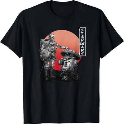 T-shirt Star Wars Visions Droide Samouraï Coucher de soleil