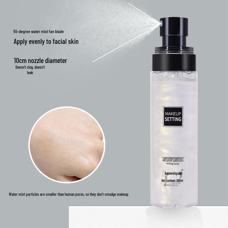 Baowei Spring Star Quicksand Matte Setting Spray for Long-lasting Makeup On Oily Skin