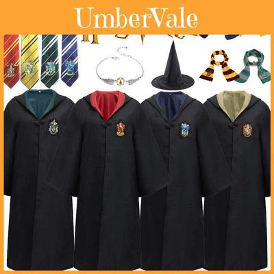 Kostium Harry'ego Pottera Hogwart Dorosły Dziecko Szata Peleryna Kamizelka Z Oddychającej Tkaniny I Wykwintnymi Szwami Na Halloween Cosplay