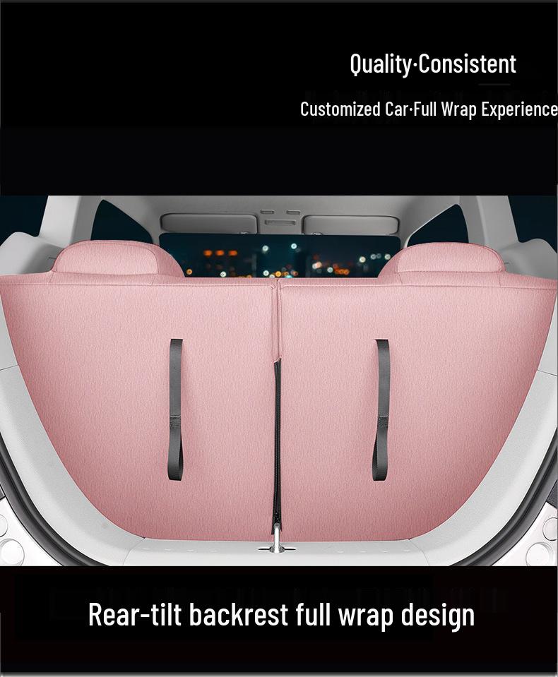 Panda Mini Cute Girl Car Seat Cover - Universal Full Coverage, All Seasons