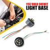 2Pcs Universal Pigtail Wire Female Socket 1157 U Two Harness Stop Brake Repair Plug Easy installation Car Light Accessories