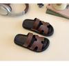Kids Soft Sole Hollow Out Casual Beach Slide Sandals For Boys And Girls