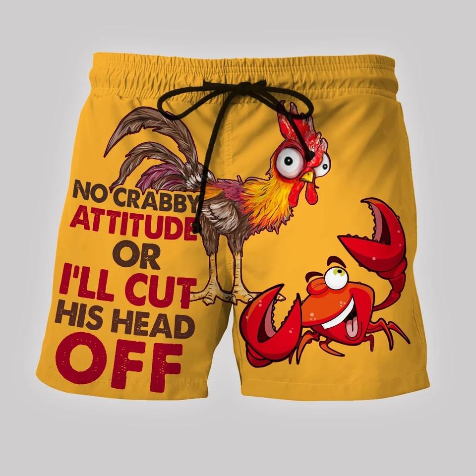 Men Drawstring Special  Print Beer Festival Beach Casual Trouser Shorts Pant