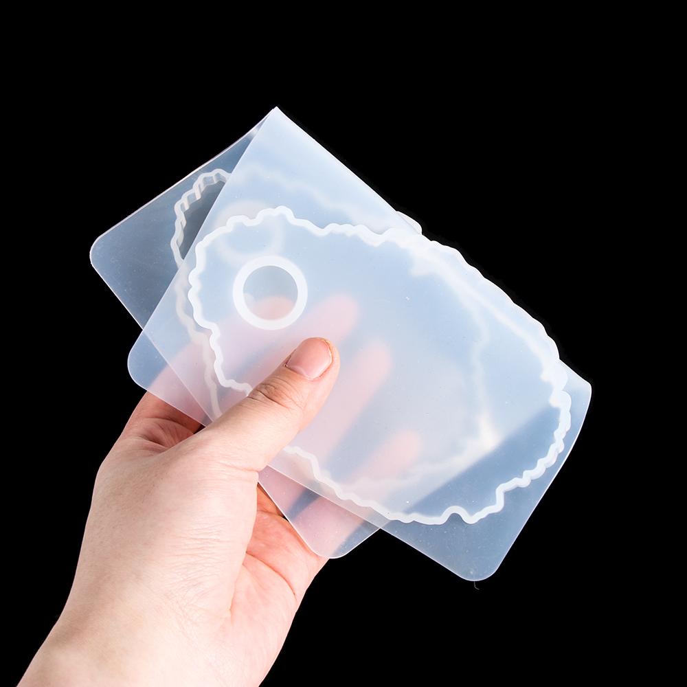 Panel Epoxy Crystal Jewelry Making Casting Mold Resin Molds Makeup Palette Tray Silicone Mould