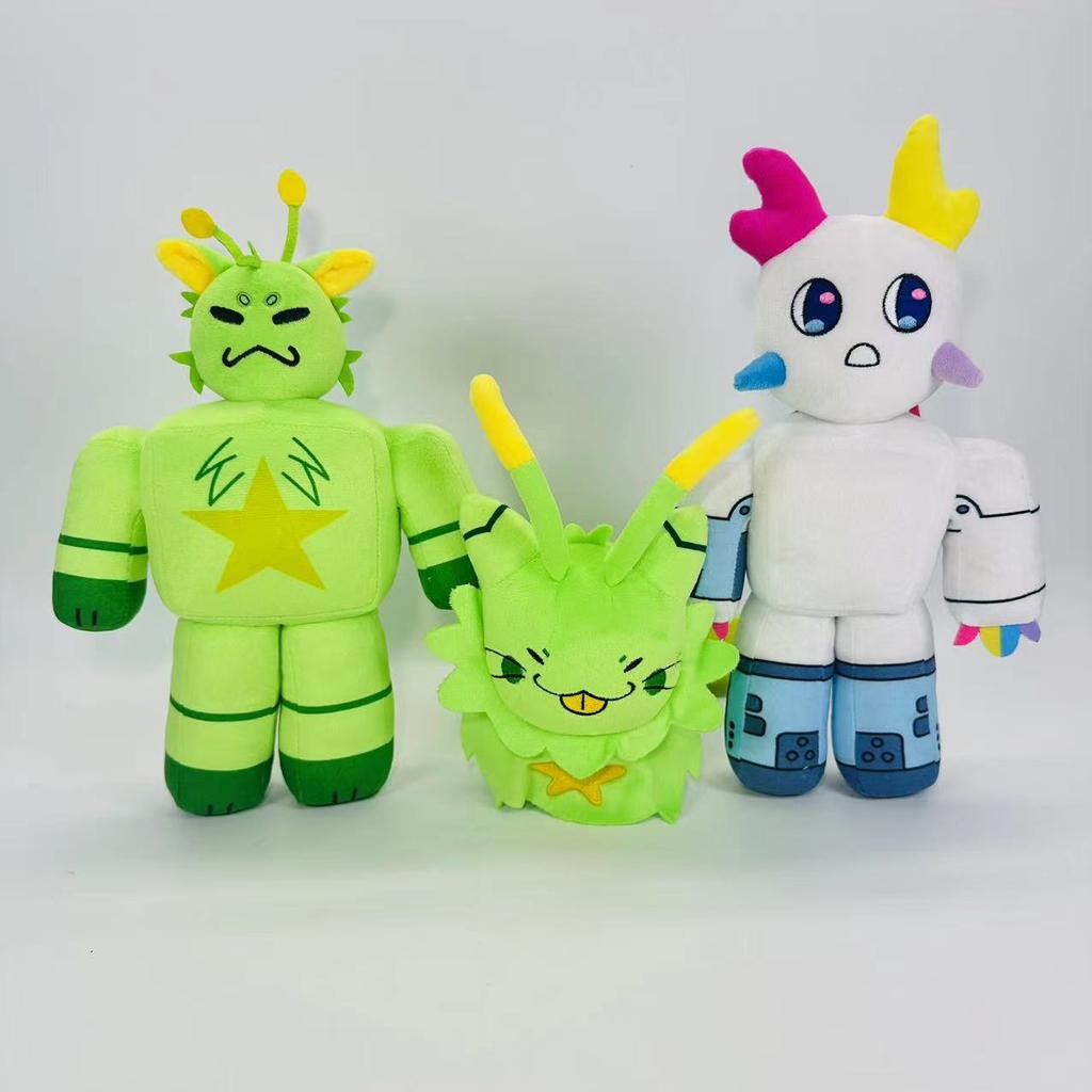 Green Cat Plush Toy Doll Figurine