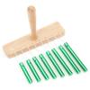 8Tone Chimes SingleRow Tube Children S Percussion Instruments Orff Preschool Toys with Hammer(Green )