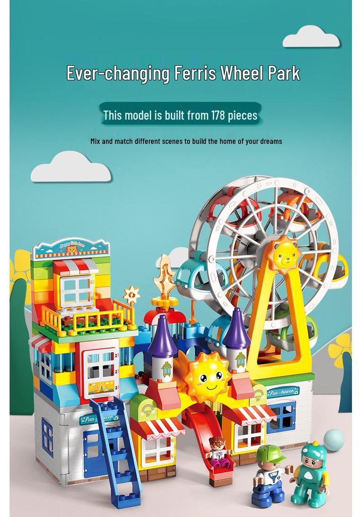 Feile Ferris Wheel Building Blocks - Educational Toy for Children Ages 3-6
