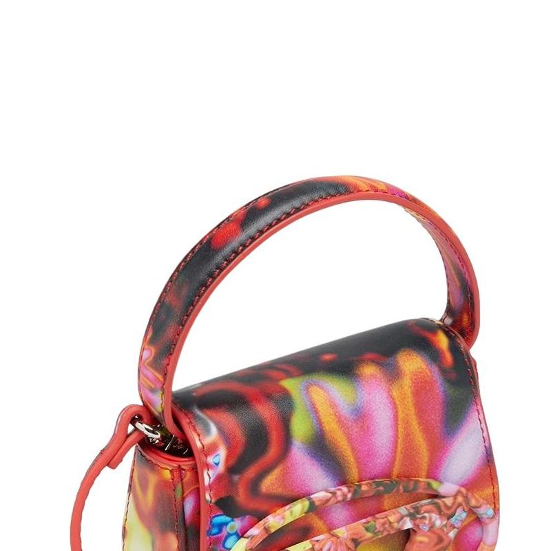 Diesel Borsa a Spalla in Pelle Tendenza Moda Mini Borse da Donna Multicolore P01100PR400-H9730