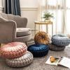 Velvet Pumpkin-Shape Lumbar Sofa Pillow